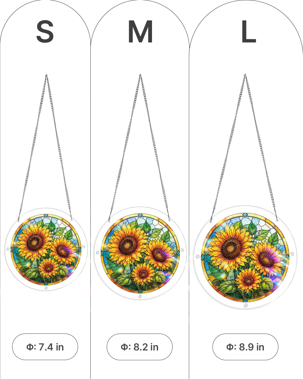 kaayee-suncatcher-puzzle-sunflower-radiance-fensterbild-blume image 5