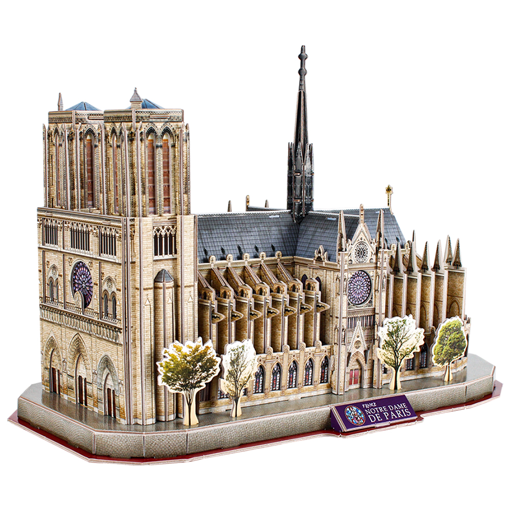 cubicfun-city-ds0986h-notre-dame-de-paris-3d-puzzle-kathedrale image 2
