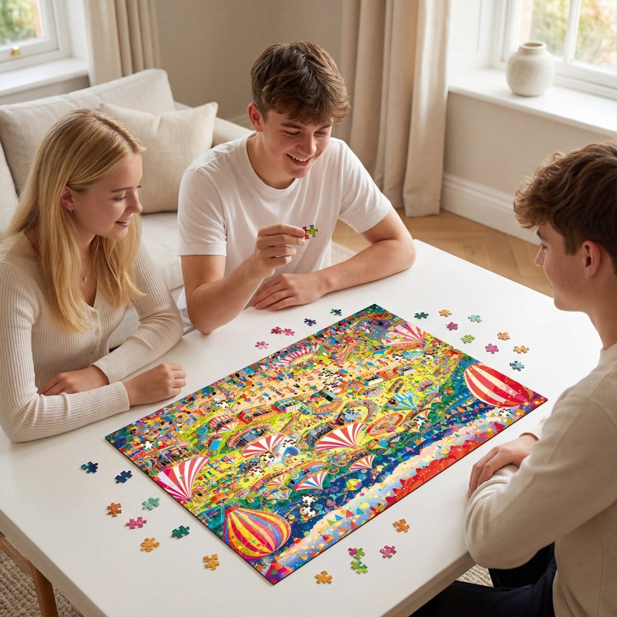 kaayee-starlit-circus-1000-teile-kartonpuzzle-eco-zirkus image 8