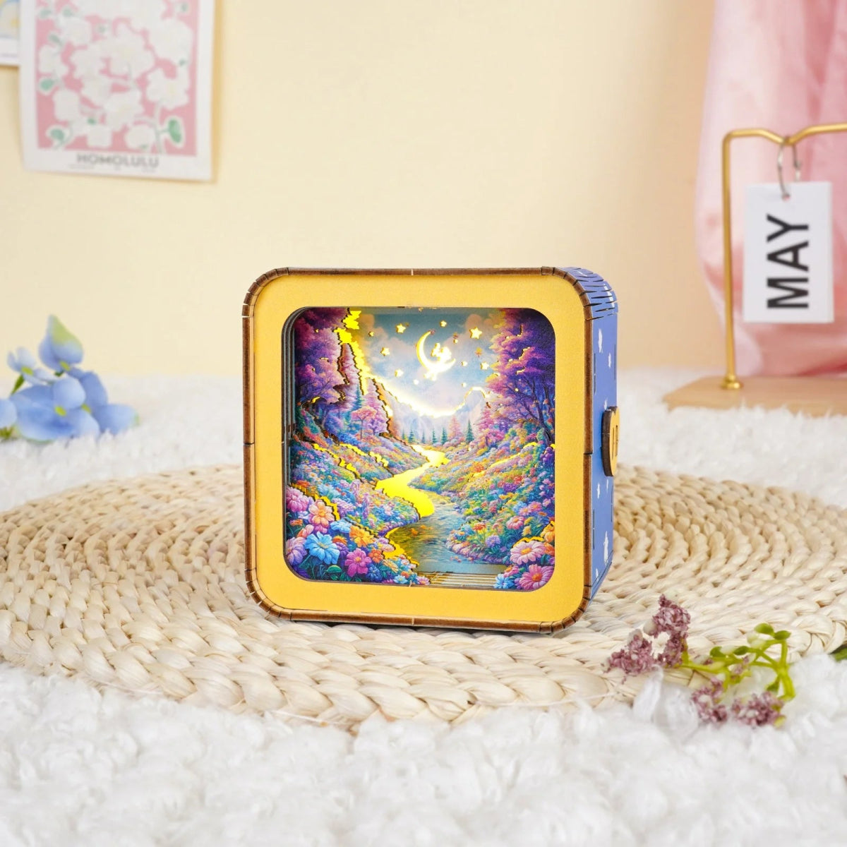 kaayee-pink-jungle-nachtlicht-holz-bastelset-mond image 2