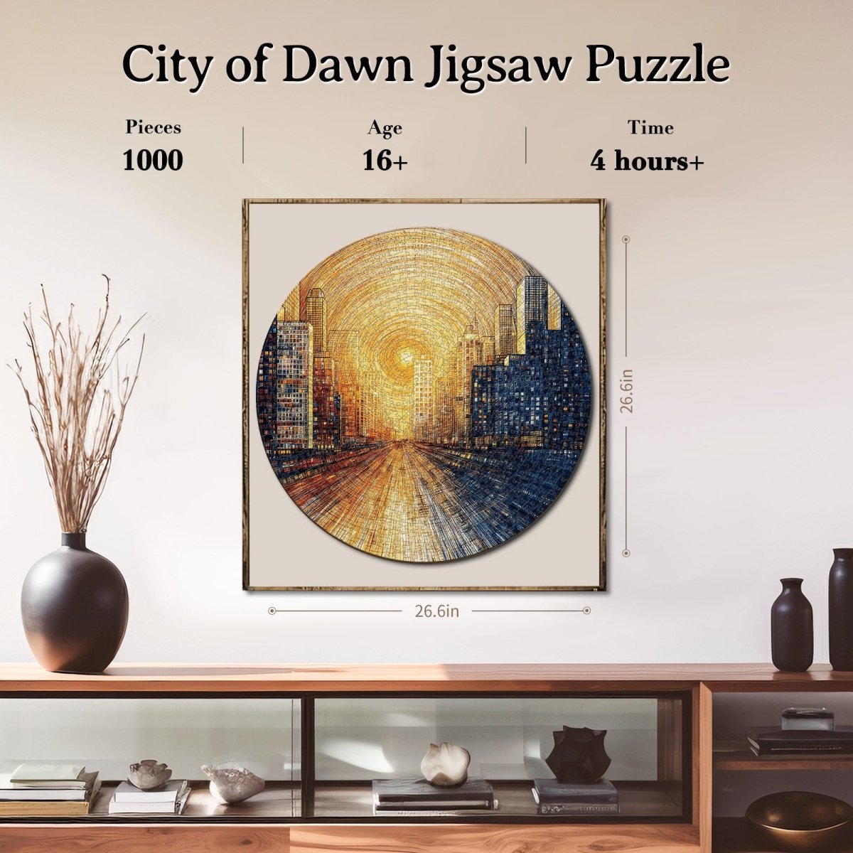 kaayee-cardboard-puzzle-city-of-dawn-1000-teile-eco-white-board image 4