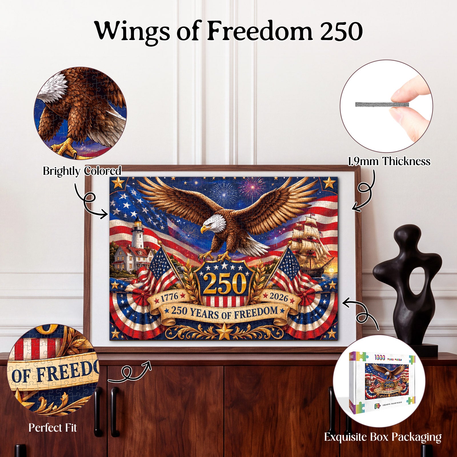 kaayee-wings-of-freedom-250-puzzle-1000-teile-standard image 3