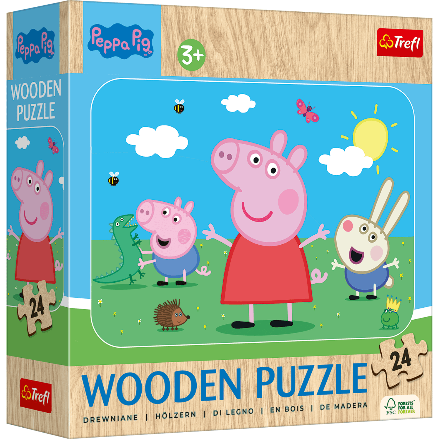 magicholz-holzpuzzle-peppa-pig-junior-24-teile-20x20-cm image 1