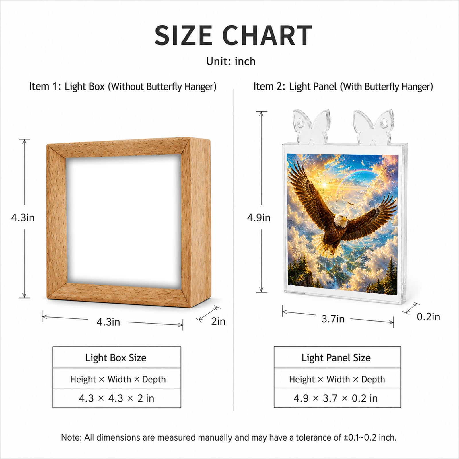 kaayee-night-light-soaring-eagle-acryl-puzzle-holzrahmen image 4