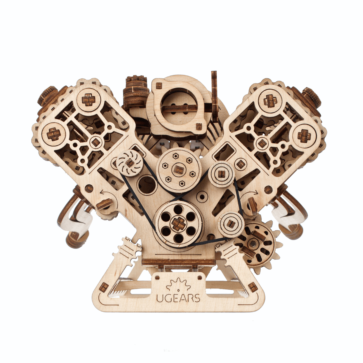 magicholz-mechanischer-bausatz-v8-motor-ma-stab-1-6-modell-776-teile image 2