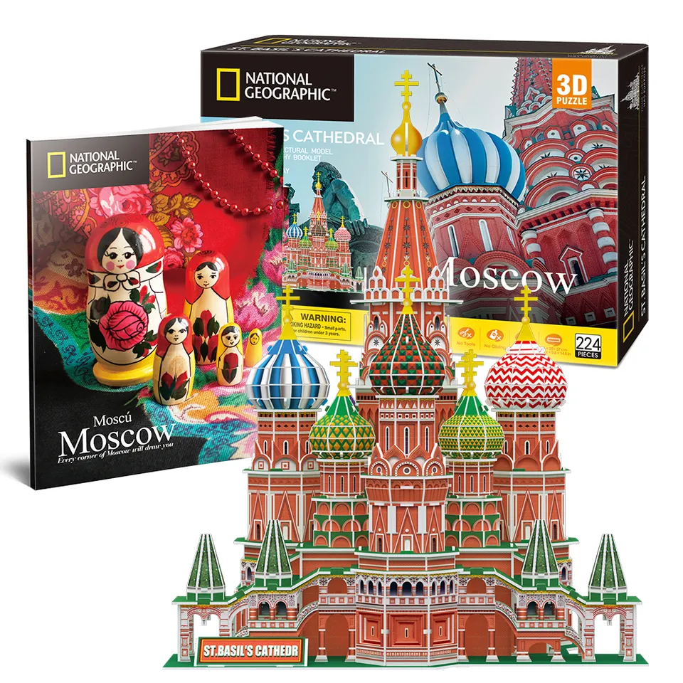 cubicfun-city-traveller-st-basil-s-cathedral-ds0999h-3d-puzzle image 1