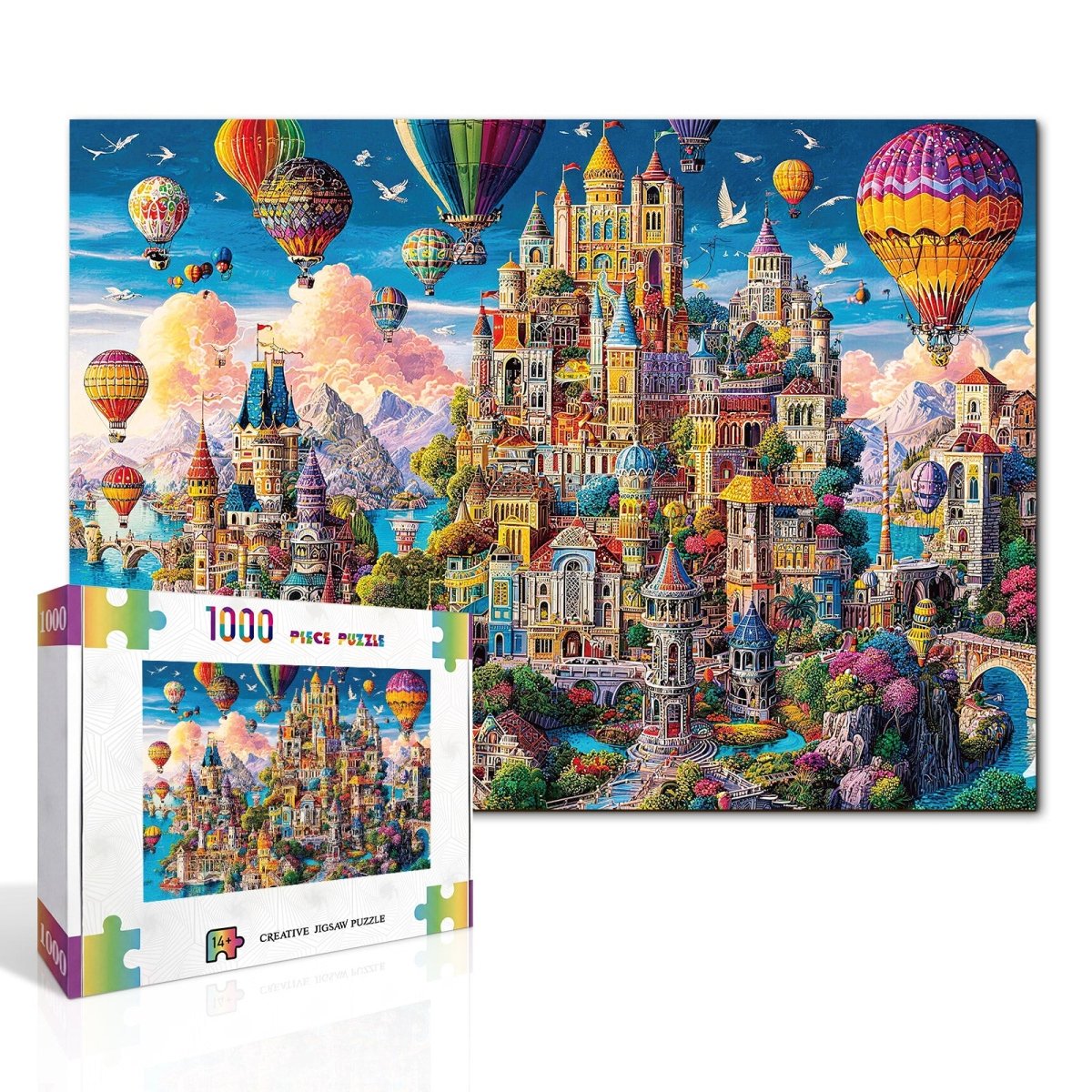 kaayee-aetherwind-city-1000-teile-puzzle-eco-white-board image 2