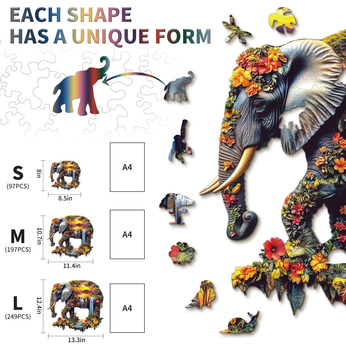 kaayee-wooden-puzzle-elephant-eden-holzpuzzle-small-elefant image 5