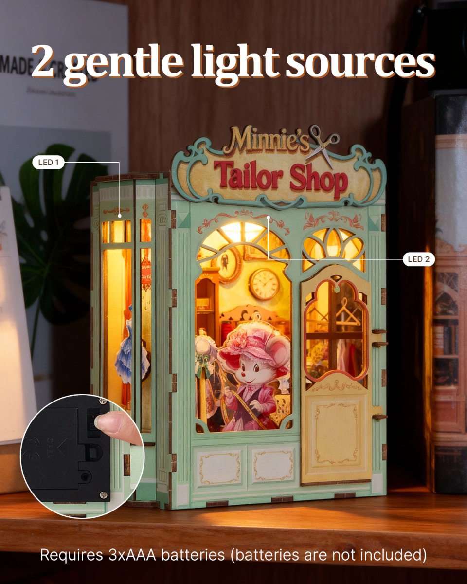 kaayee-minnie-s-tailor-shop-book-nook-kit-schneiderladen image 6