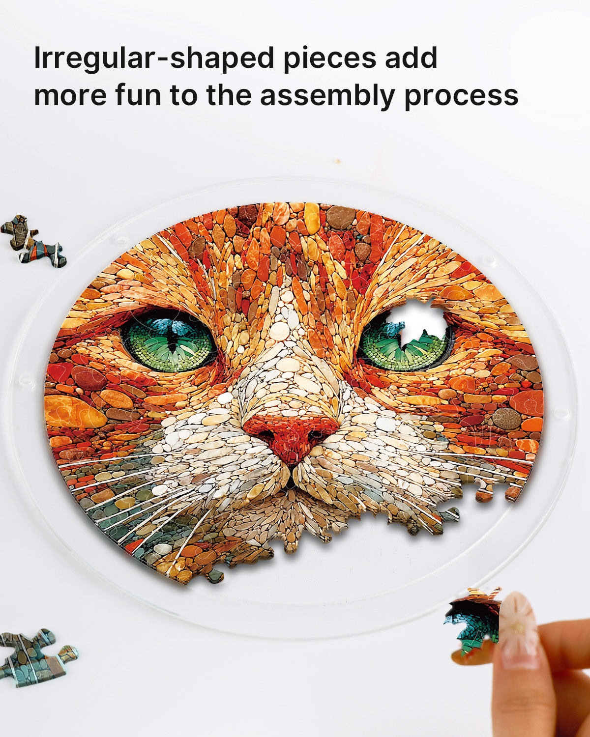 kaayee-suncatcher-stone-cat-acrylpuzzle-medium-katzenmotiv image 2