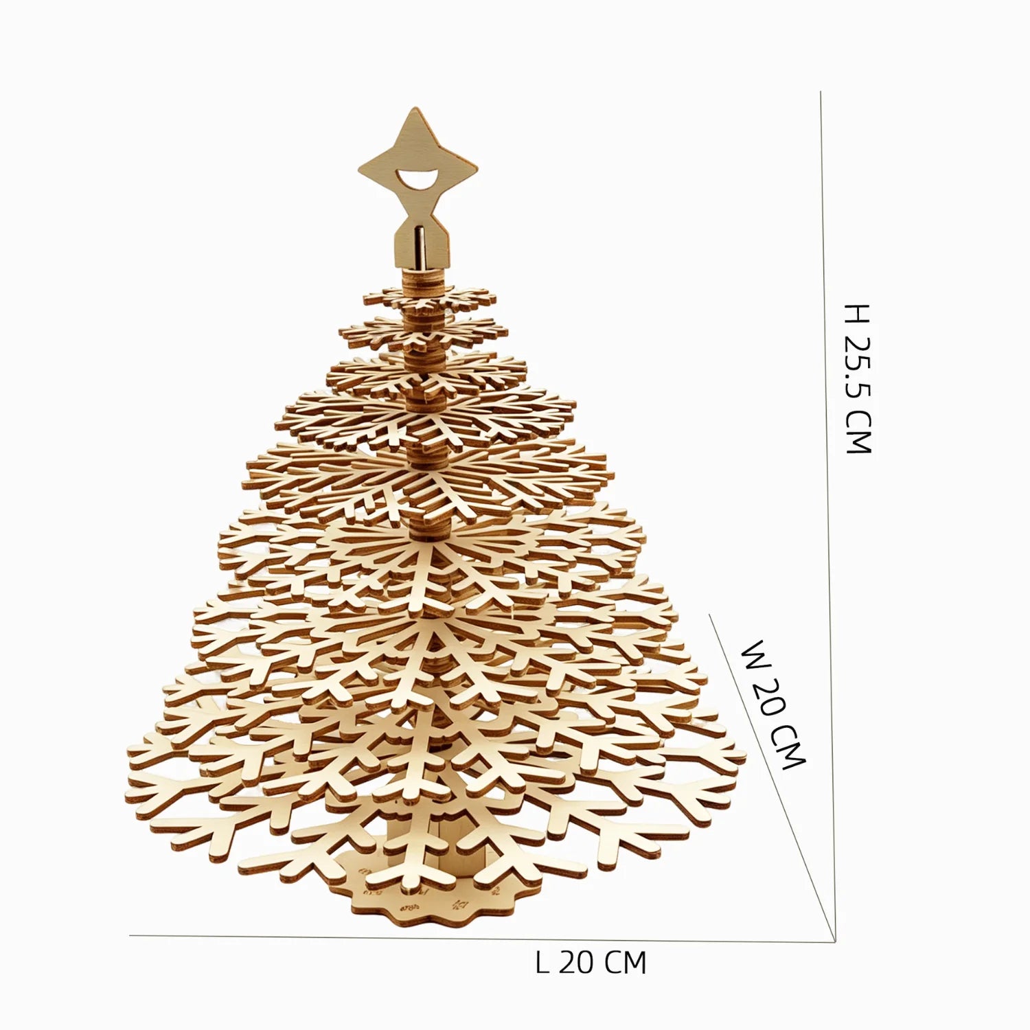 magicholz-3d-puzzle-weihnachtsbaum-holzbausatz-natur-1-st-ck image 5