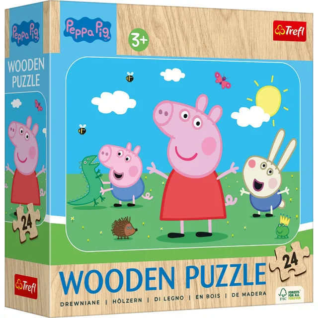 magicholz-holzpuzzle-peppa-pig-junior-24-teile-20x20-cm image 1