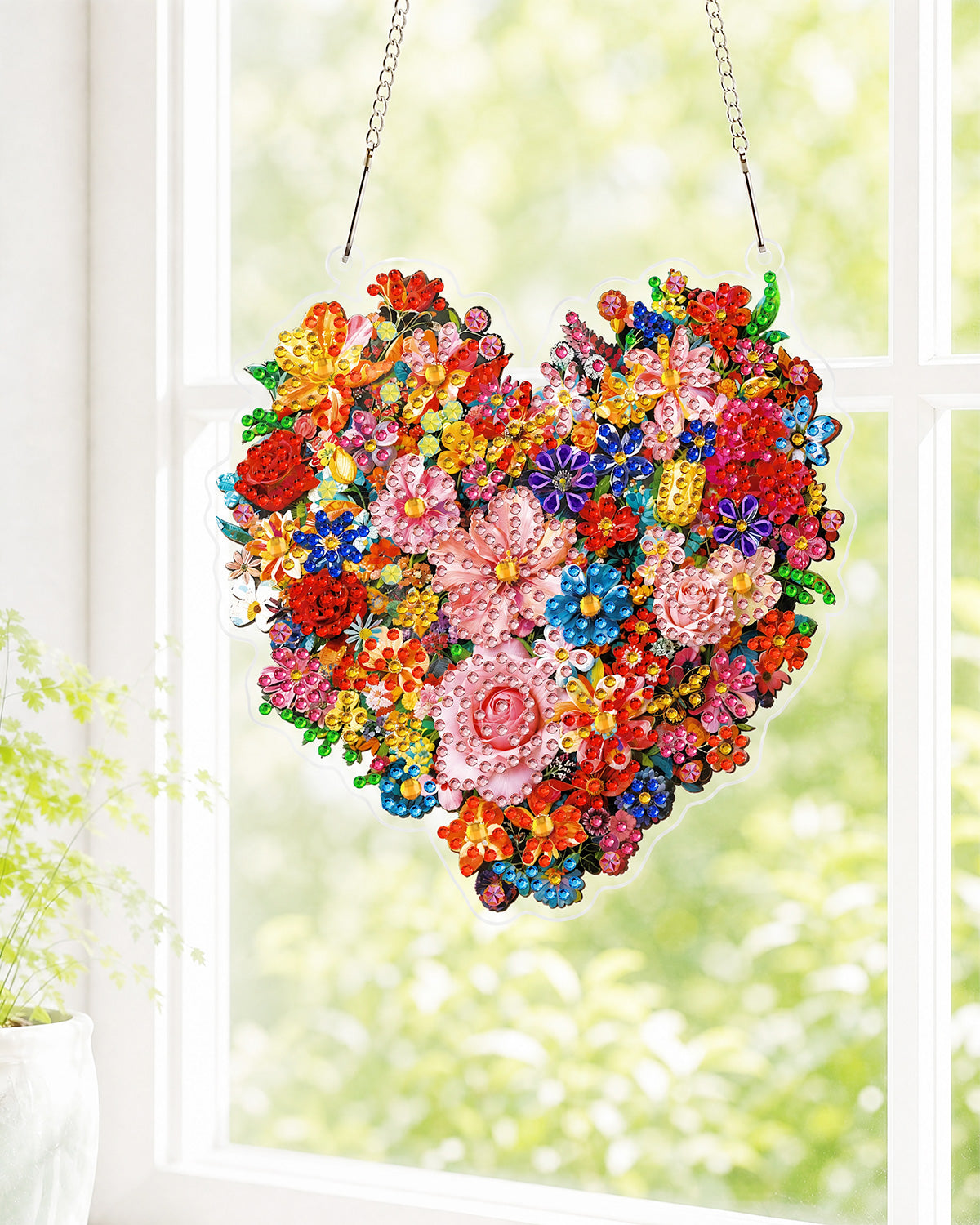 kaayee-suncatcher-puzzle-blooming-heart-diamond-art-fensterbild-herz image 2