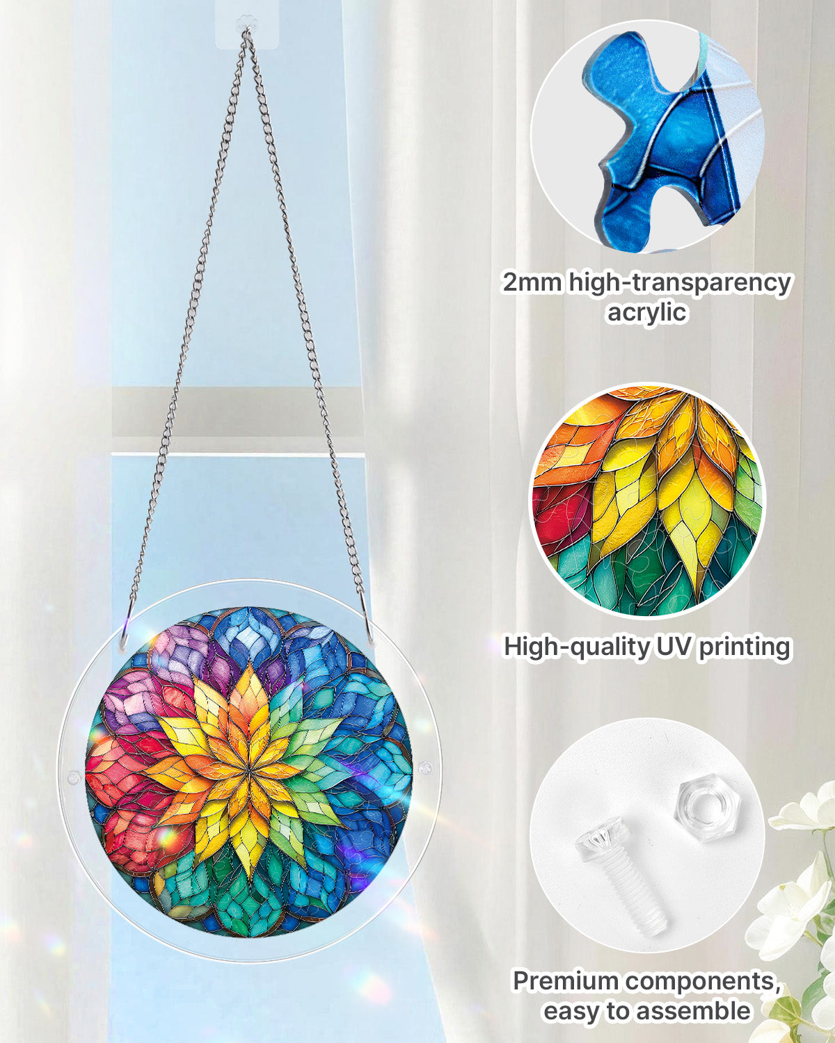 kaayee-suncatcher-radiant-flower-fensterbild-small-18-8-cm image 4