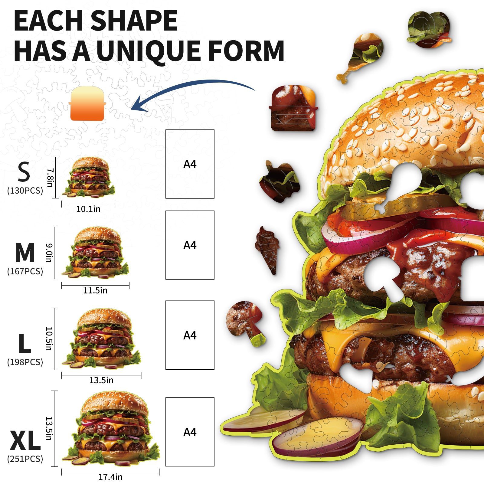 kaayee-wooden-puzzle-hamburger-holzpuzzle-medium-110-teile image 3