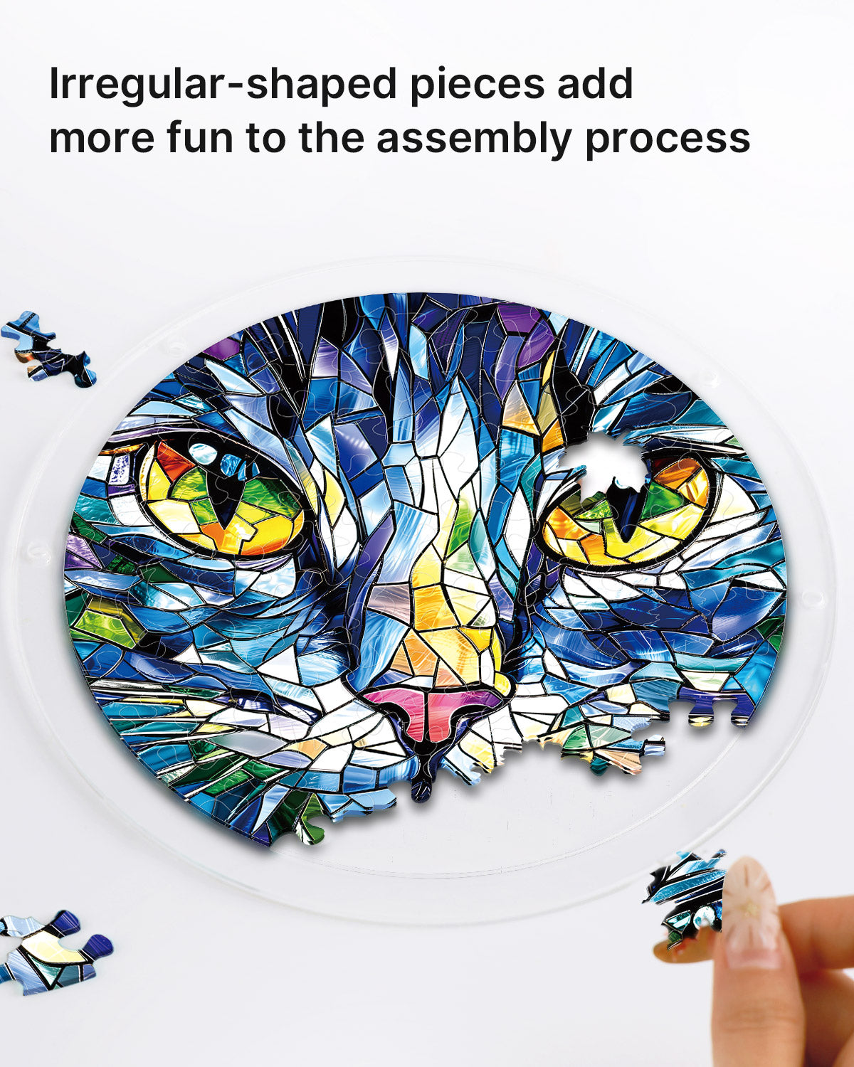 kaayee-suncatcher-puzzle-mosaic-cat-medium-acryl image 2