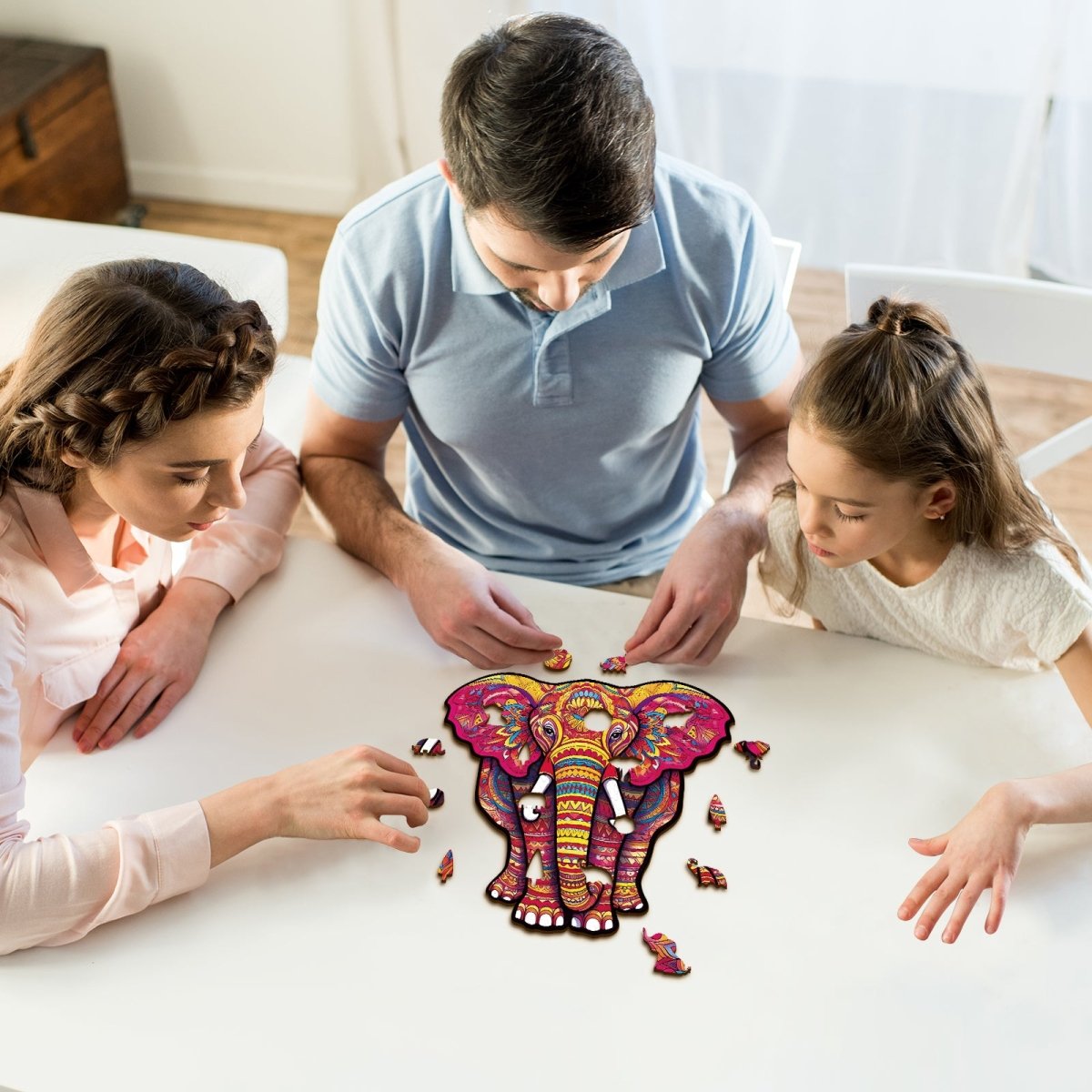 kaayee-mandala-elefant-holzpuzzle-medium-bunt-tiermotiv image 6