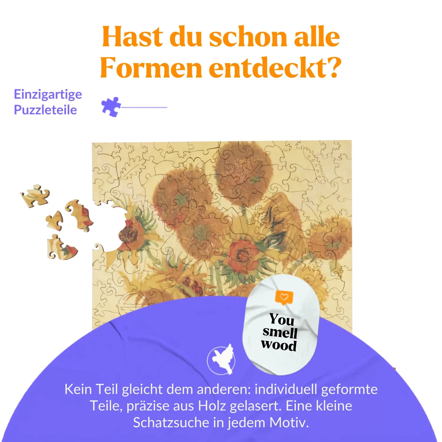 magicholz-sonnenblumen-van-gogh-holzpuzzle-kunst image 2