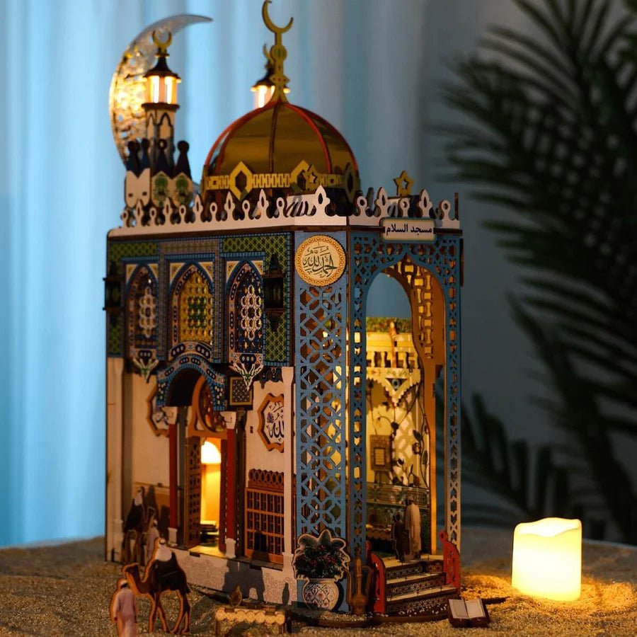 kaayee-mosque-book-nook-kit-3d-puzzle-mit-beleuchtung image 2