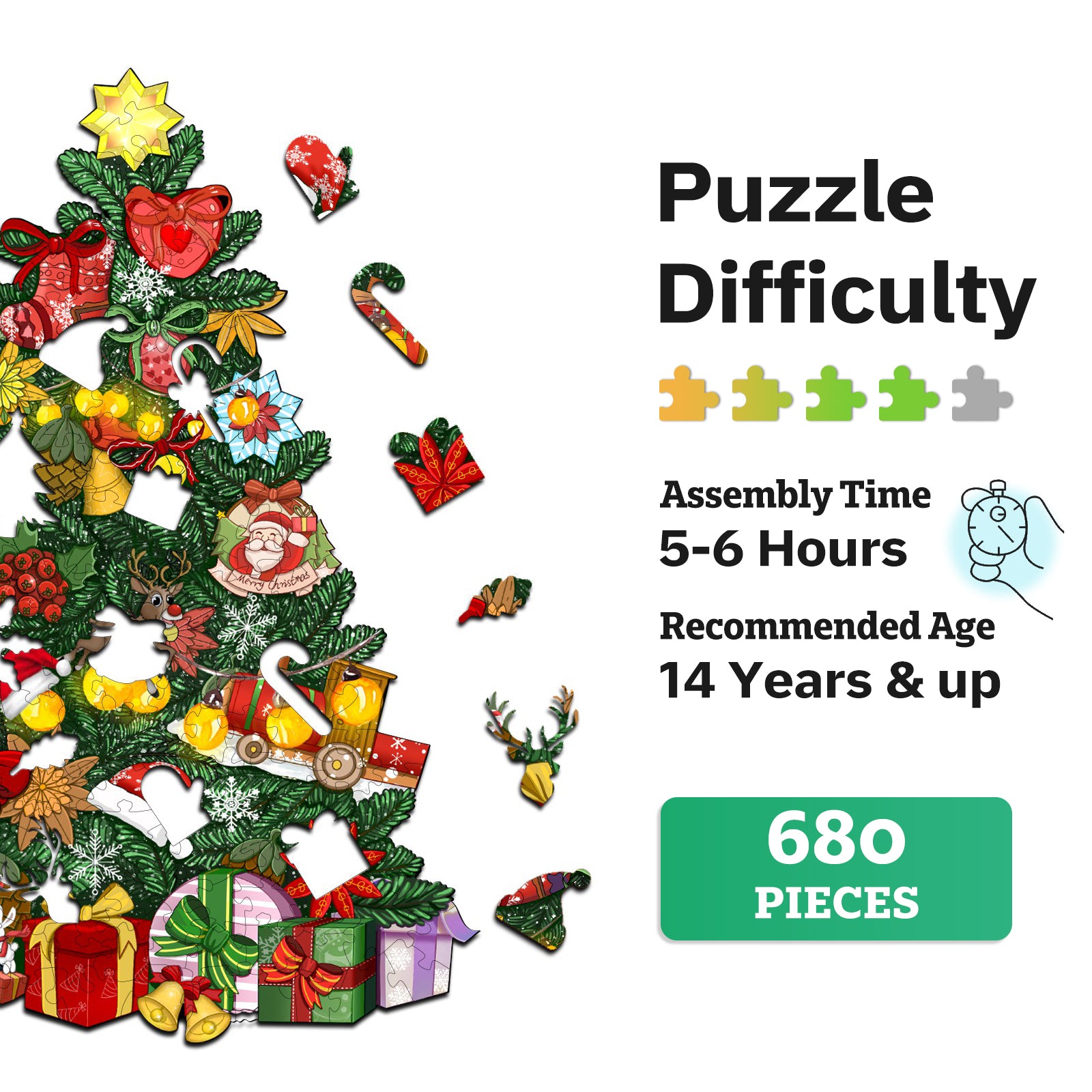 jigfoxy-christmas-tree-holzpuzzle-96-teile-s-weihnachten image 8
