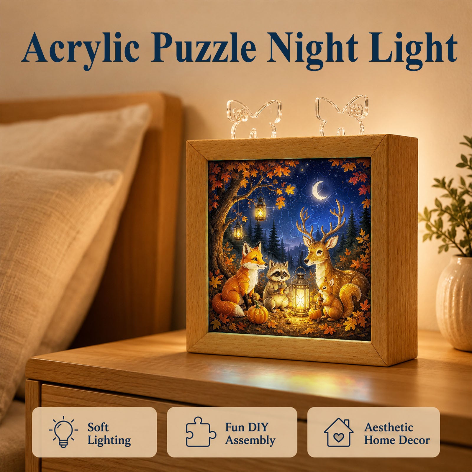 kaayee-night-light-woodland-harvest-acrylpuzzle-leuchte-holzrahmen image 6