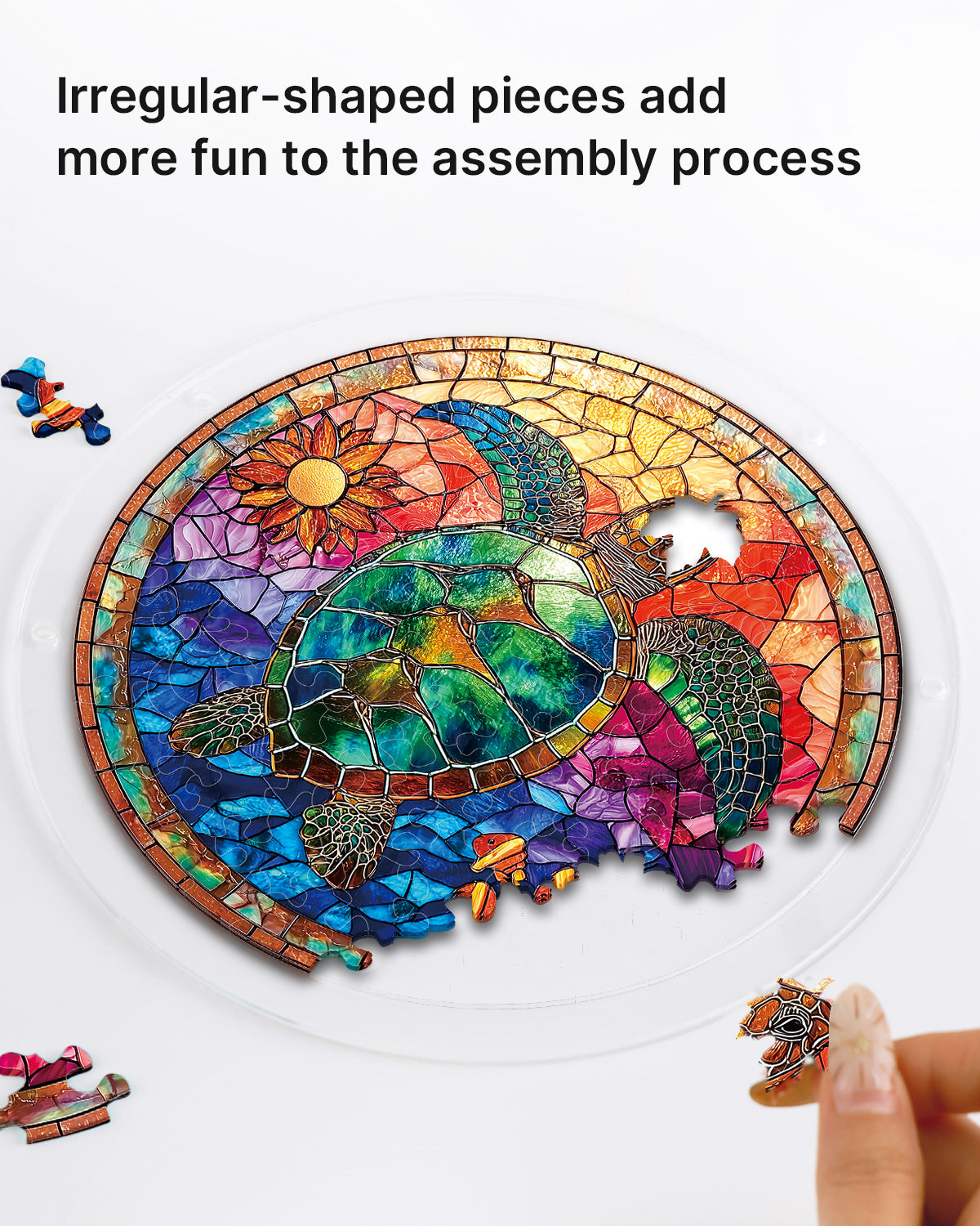 kaayee-suncatcher-puzzle-sea-turtle-fensterbild-small-acryl image 2