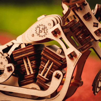 magicholz-mechanischer-bausatz-cruiser-bike-motorrad-mit-gummimotor image 4