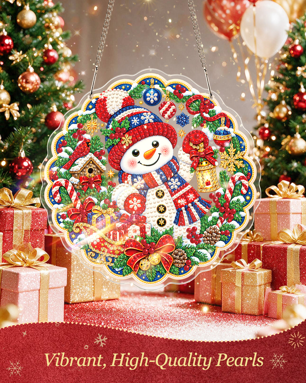 kaayee-suncatcher-kit-snowman-bastelset-20-cm-weihnachten image 7