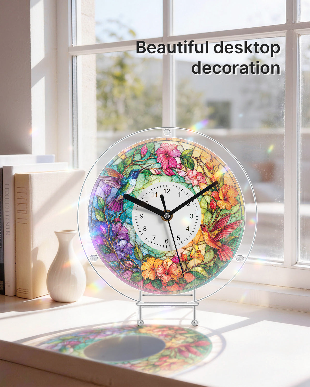 kaayee-clock-kit-hummingbird-paradise-puzzle-uhr-kolibri image 5
