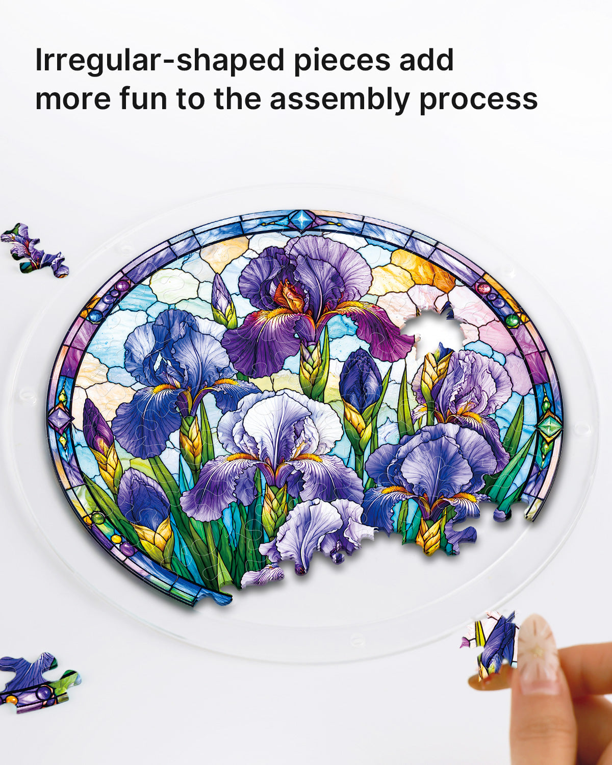 kaayee-suncatcher-iris-morning-light-fensterbild-klein-18-8cm image 2