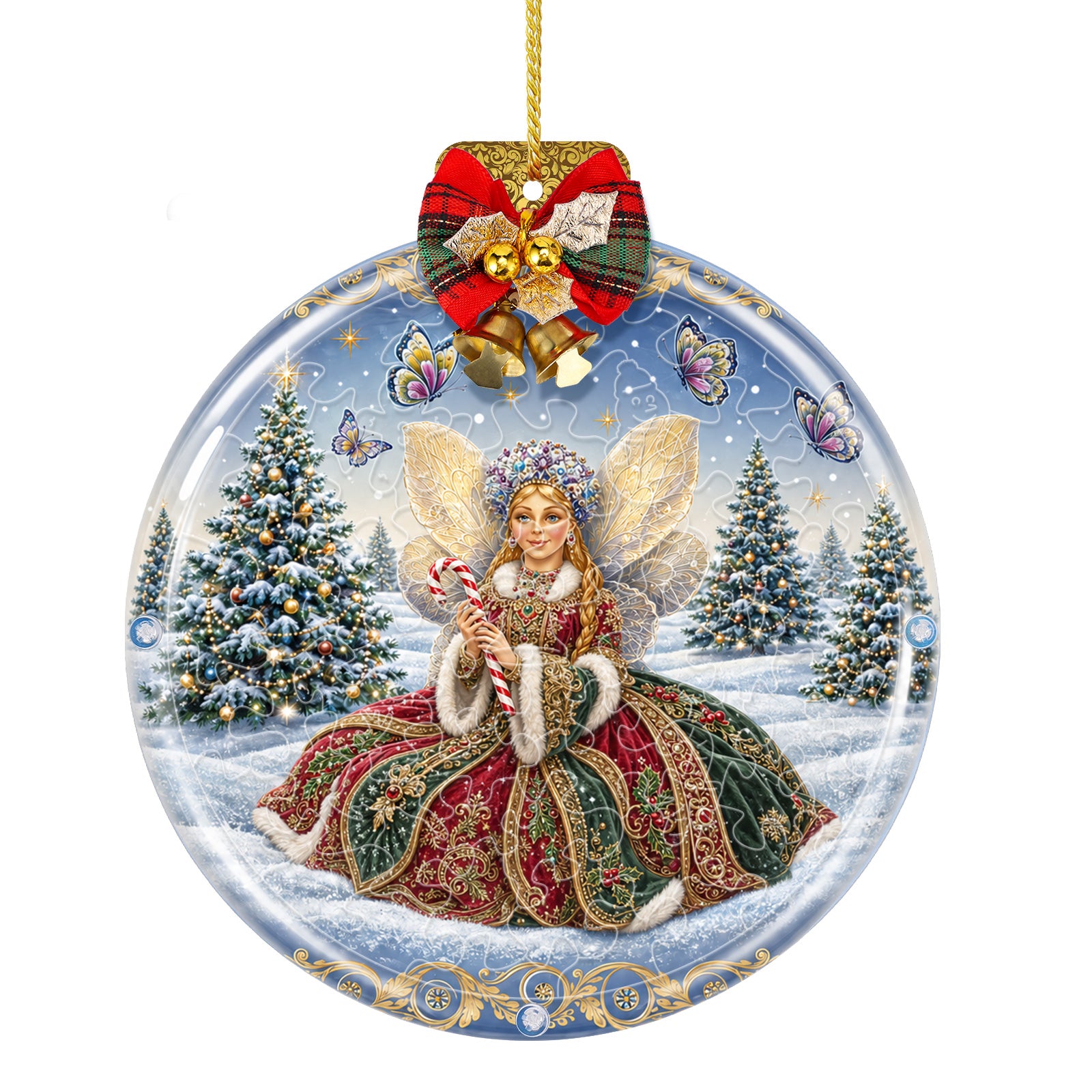 kaayee-christmas-winter-fairy-light-suncatcher-puzzle-mini-15-cm image 1