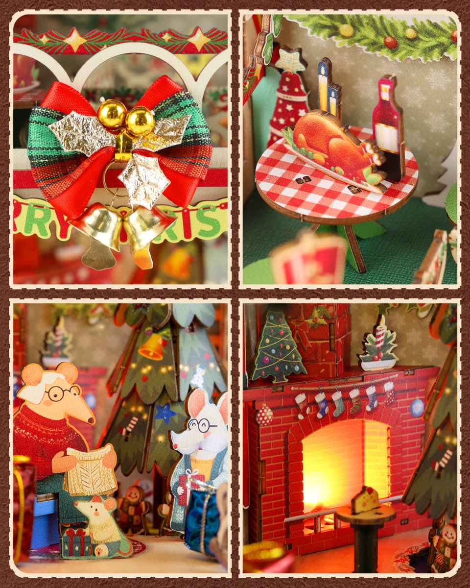 kaayee-book-nook-kit-colorful-christmas-3d-puzzle-holz image 5