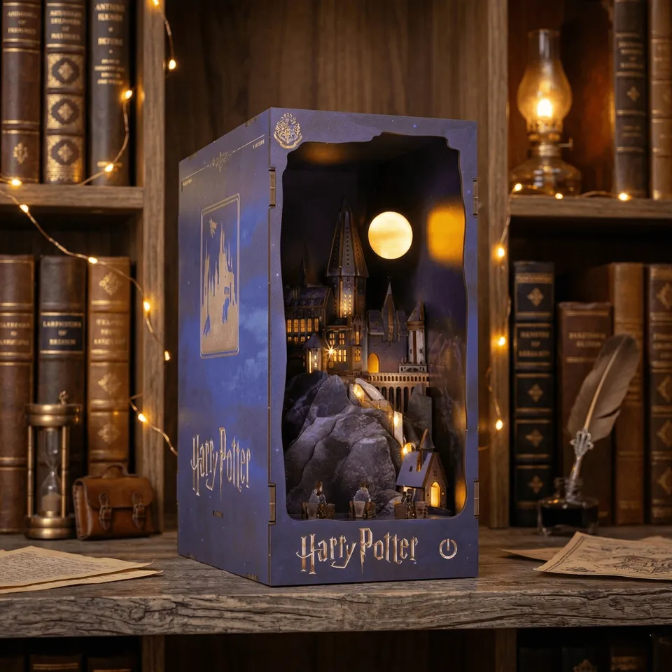 magicholz-3d-puzzle-hogwarts-schloss-harry-potter-book-nook image 1