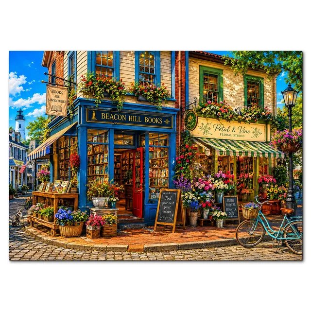 kaayee-cardboard-puzzle-corner-flower-shop-500-teile-eco image 1