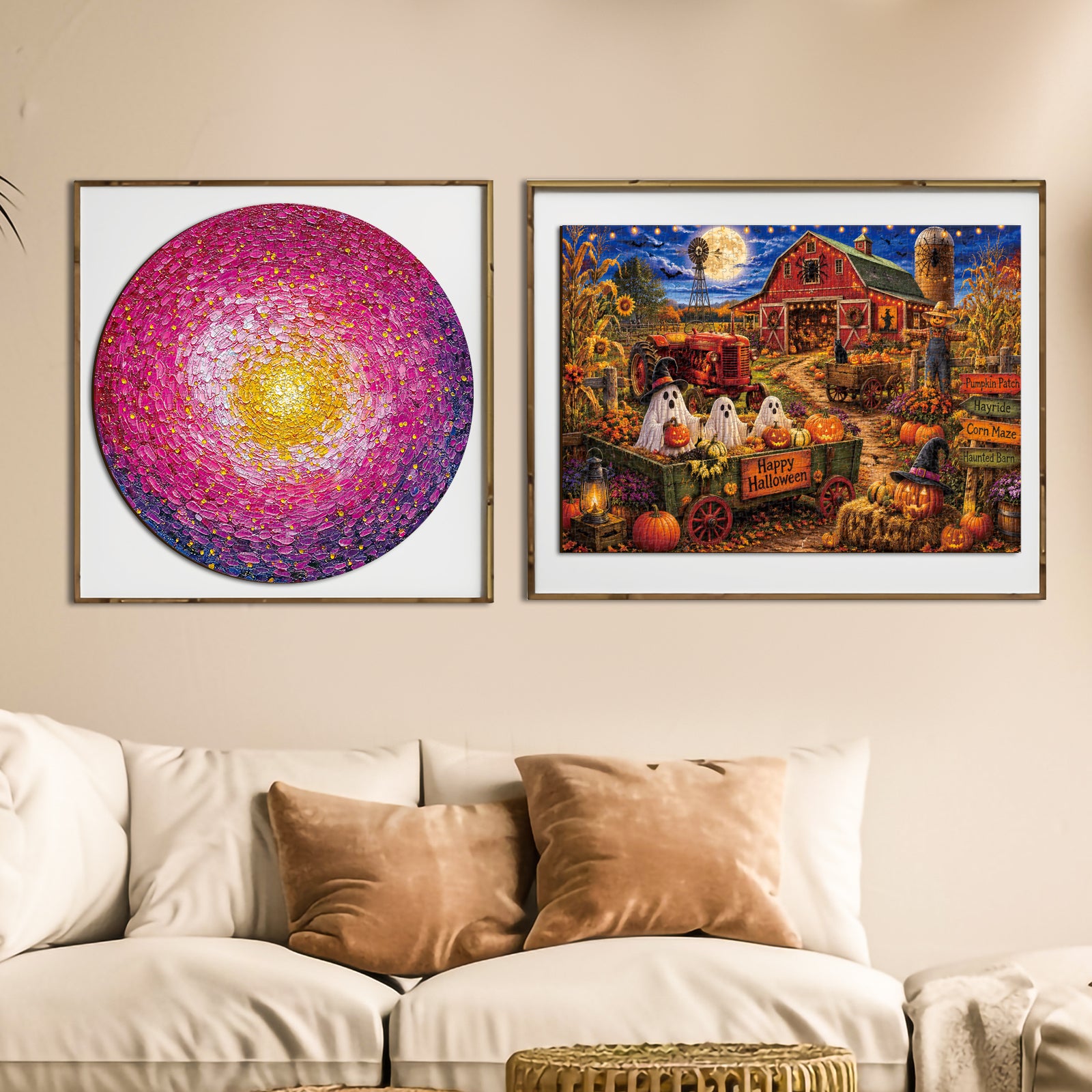 kaayee-haunted-harvest-moon-1000-teile-kartonpuzzle-eco-white-board image 6