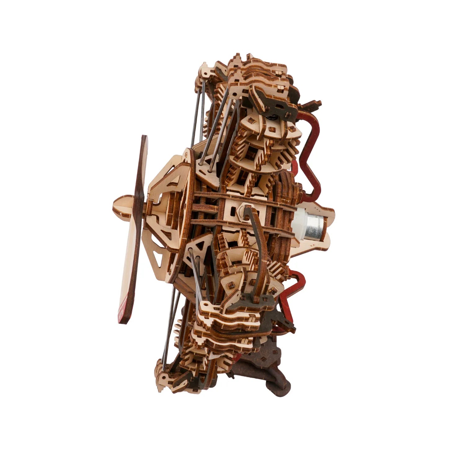 magicholz-mechanischer-bausatz-r-5-flugzeugmotor-holz-470-teile image 5
