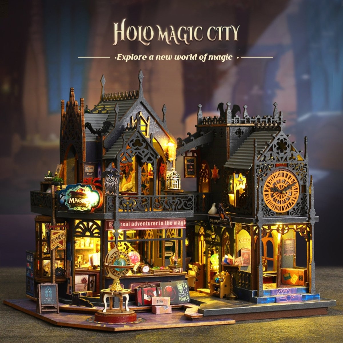 kaayee-miniature-house-holo-magic-city-bastelhaus-led image 3