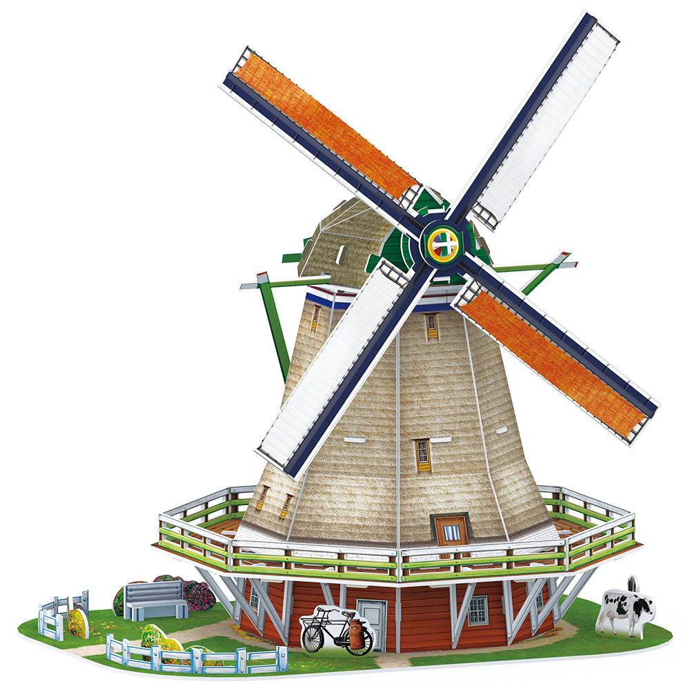 cubicfun-advanced-c089h-windm-hle-3d-puzzle-holland image 2