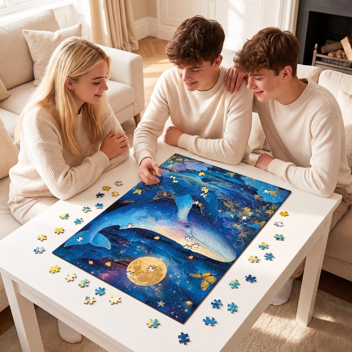 kaayee-moonlit-whale-puzzle-1000-teile-eco-white-board image 4