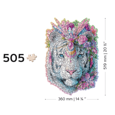 magicholz-mystischer-tiger-holzpuzzle-505-teile-xl image 3