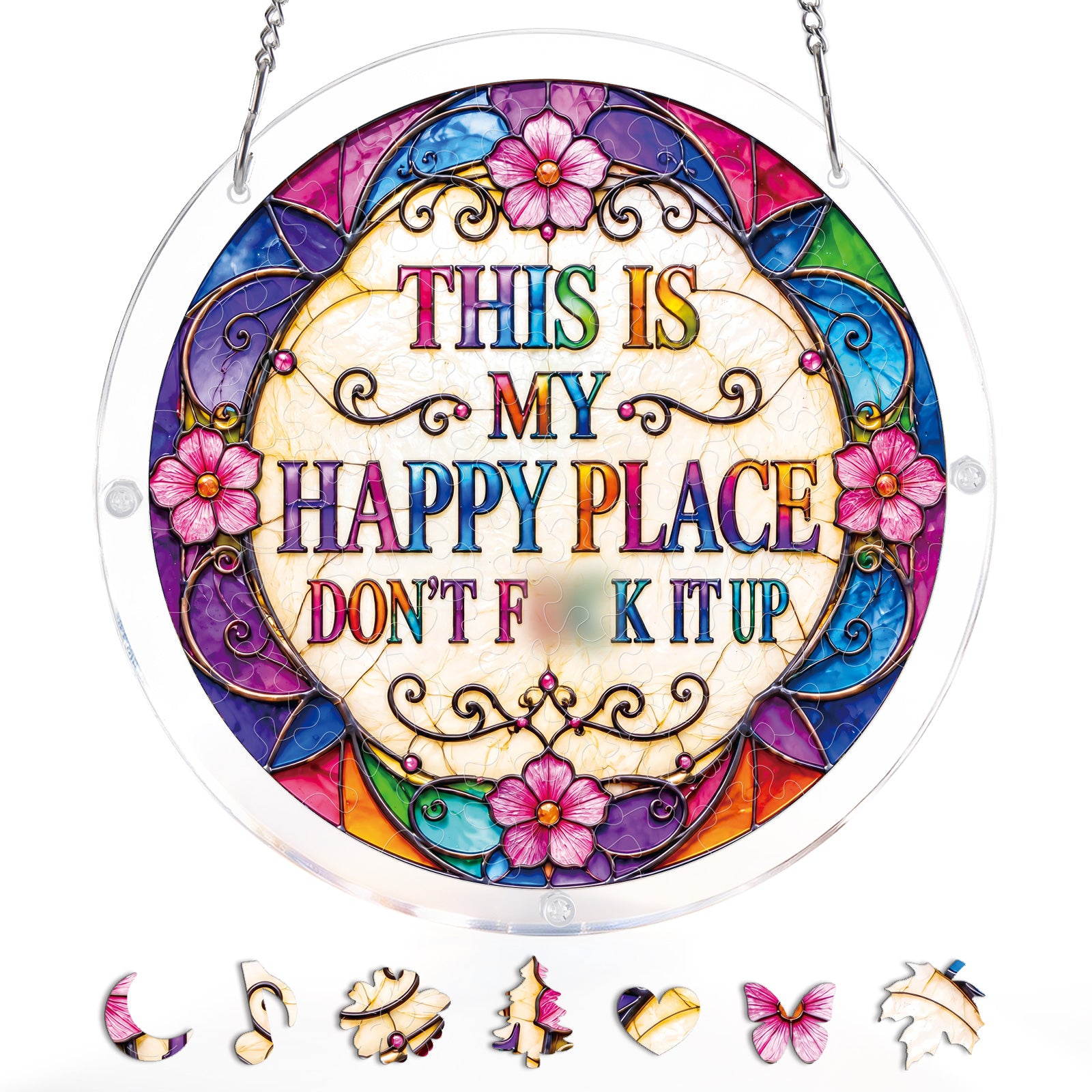 kaayee-suncatcher-puzzle-happy-place-fensterbild-small-acryl image 3