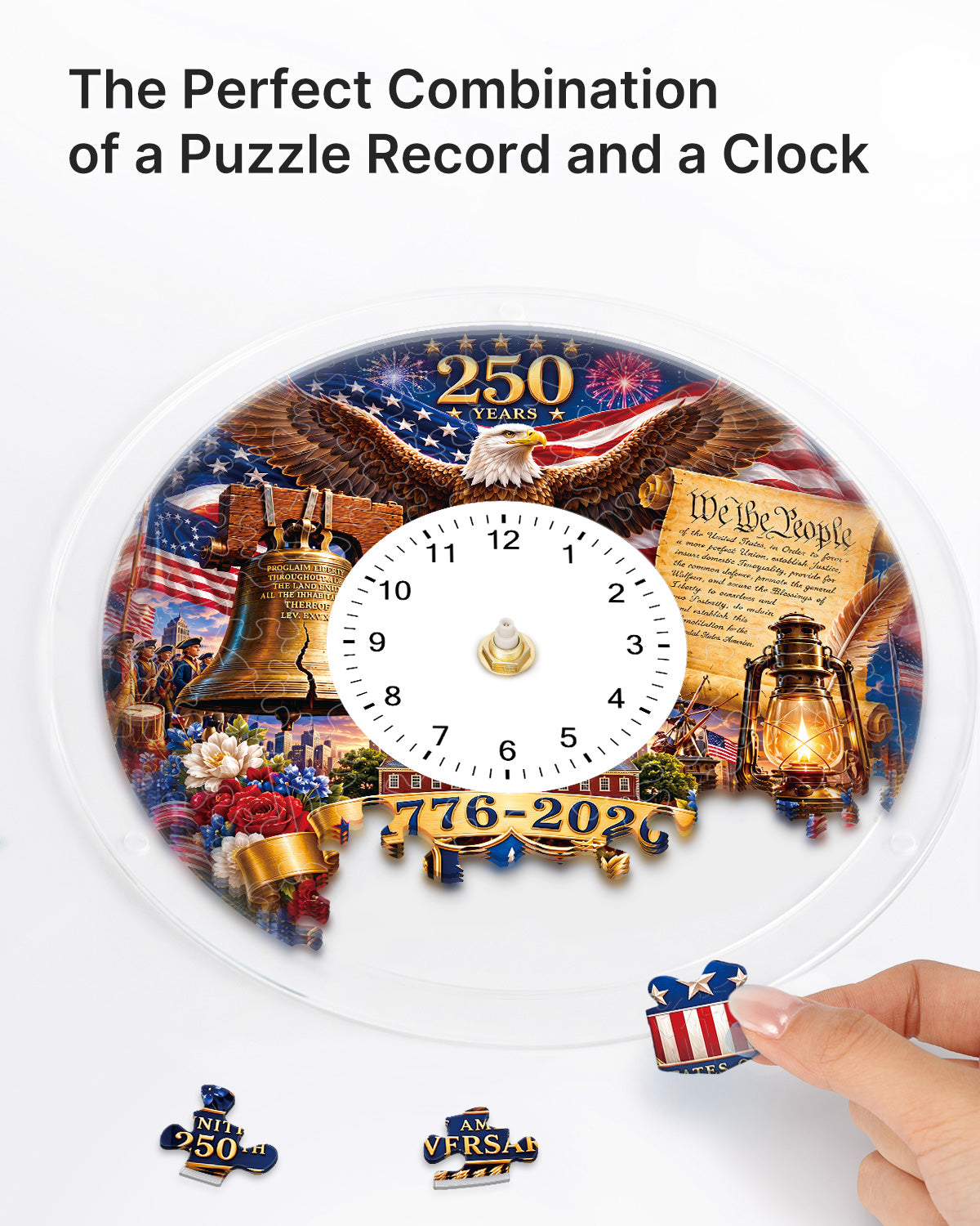 kaayee-clock-kit-america-250th-anniversary-puzzleuhr-regular-size-acryl image 2
