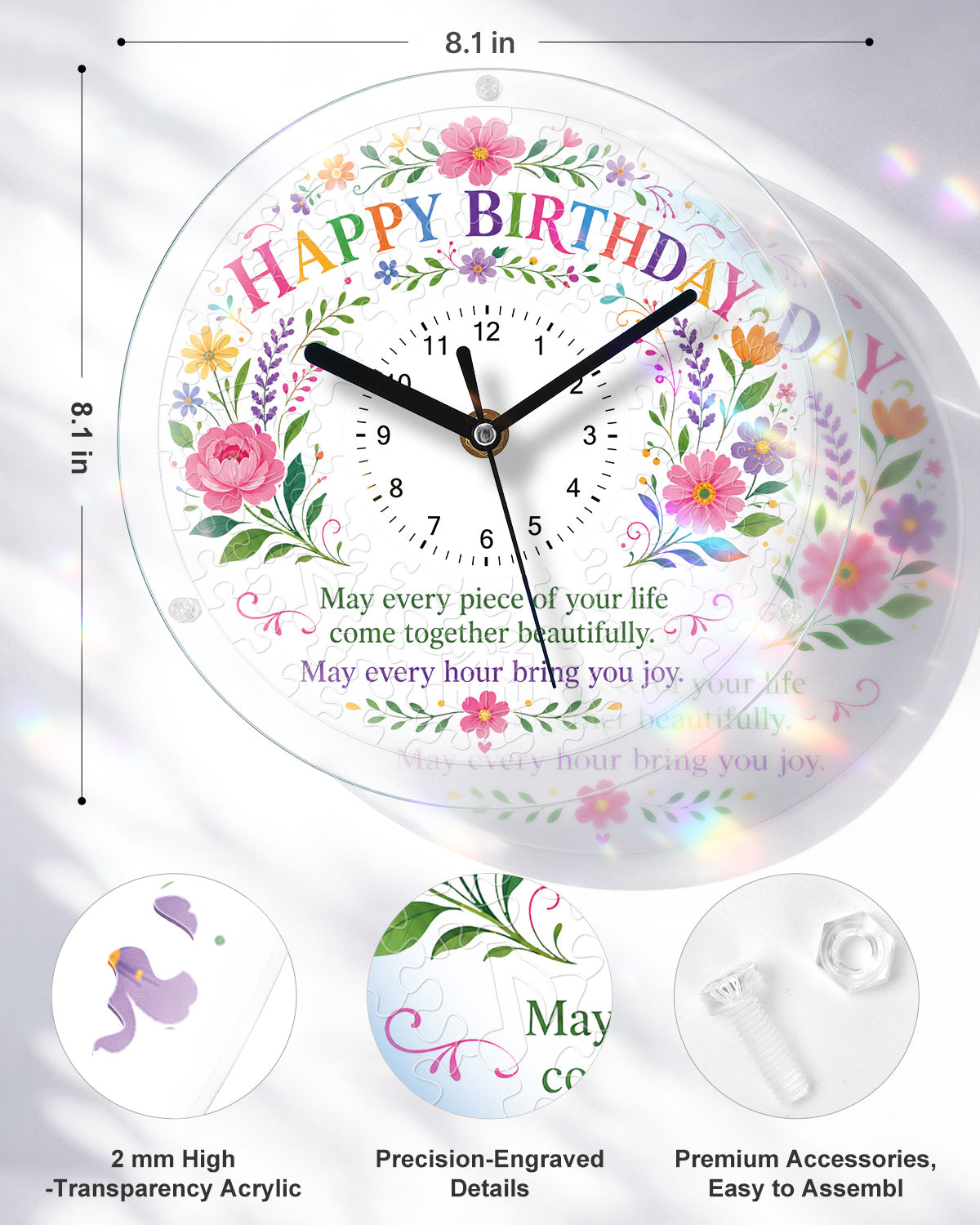 kaayee-clock-kit-diy-acryl-puzzle-uhr-geburtstag-regular-size image 3
