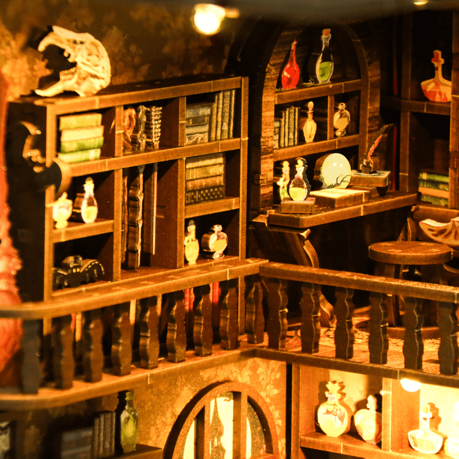 magicholz-magicnight-book-nook-muttertag-mit-licht-karte image 5
