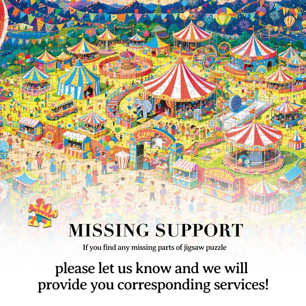 kaayee-starlit-circus-1000-teile-kartonpuzzle-eco-zirkus image 7
