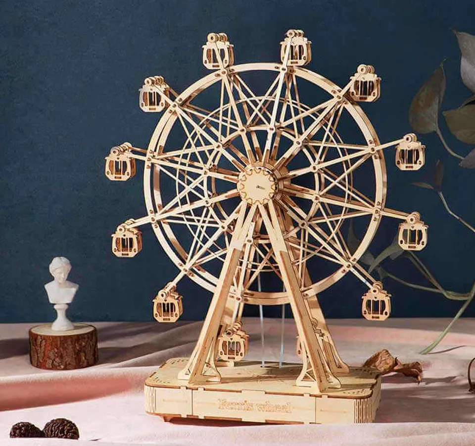magicholz-bausatz-riesenrad-mechanische-spieluhr-mit-musik image 1