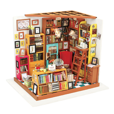 magicholz-miniaturhaus-sam-s-study-arbeitszimmer-bausatz-led image 2