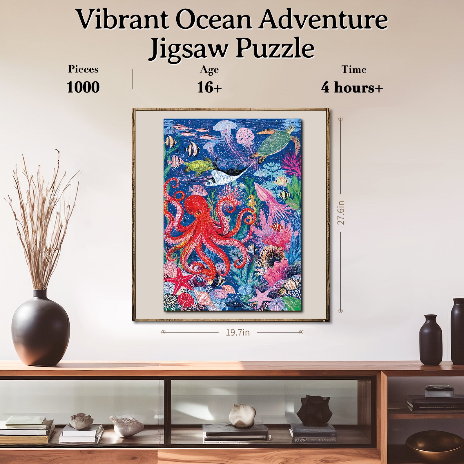 kaayee-cardboard-vibrant-ocean-1000-teile-puzzle-standard image 6