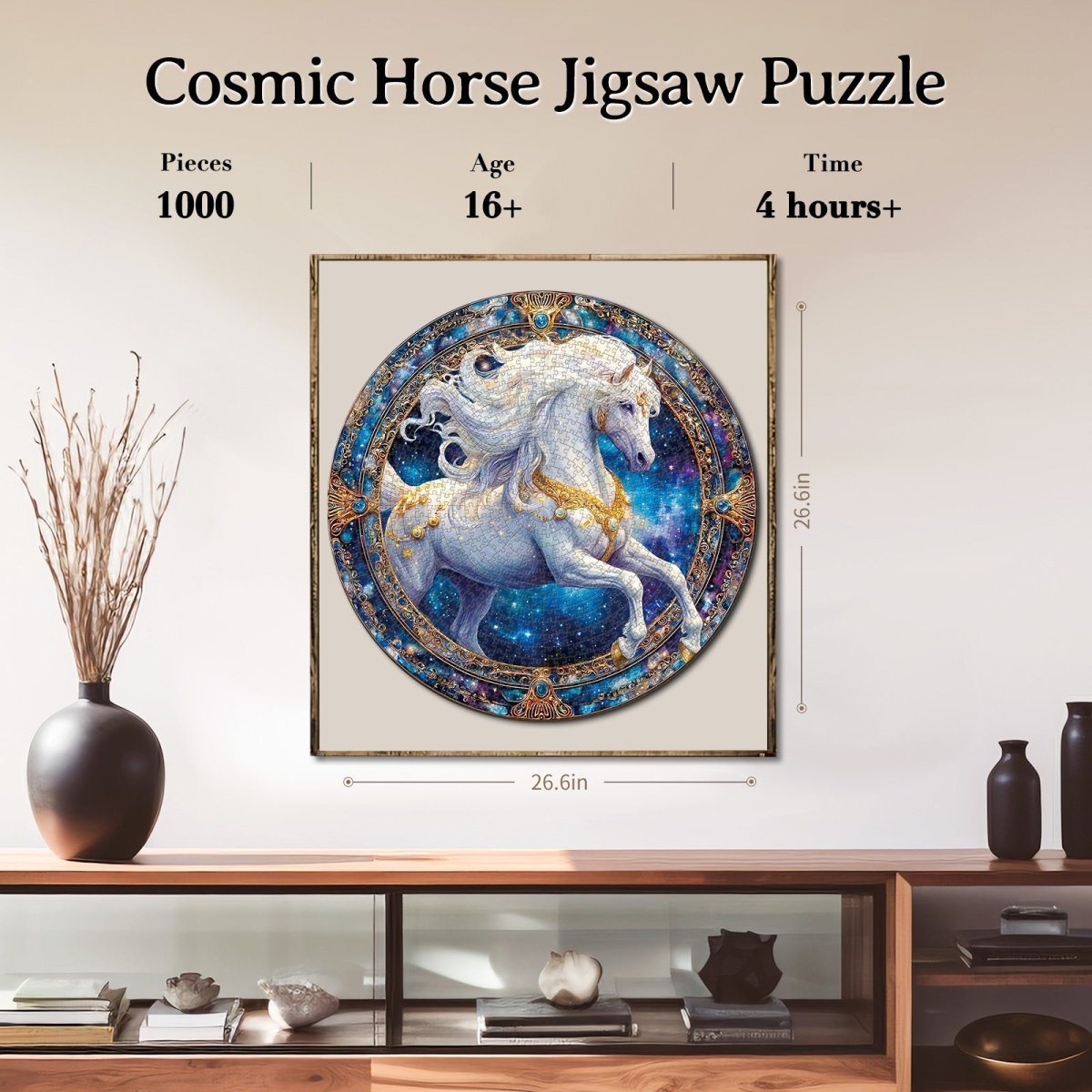 kaayee-cosmic-horse-puzzle-1000-teile-eco-white-board image 6