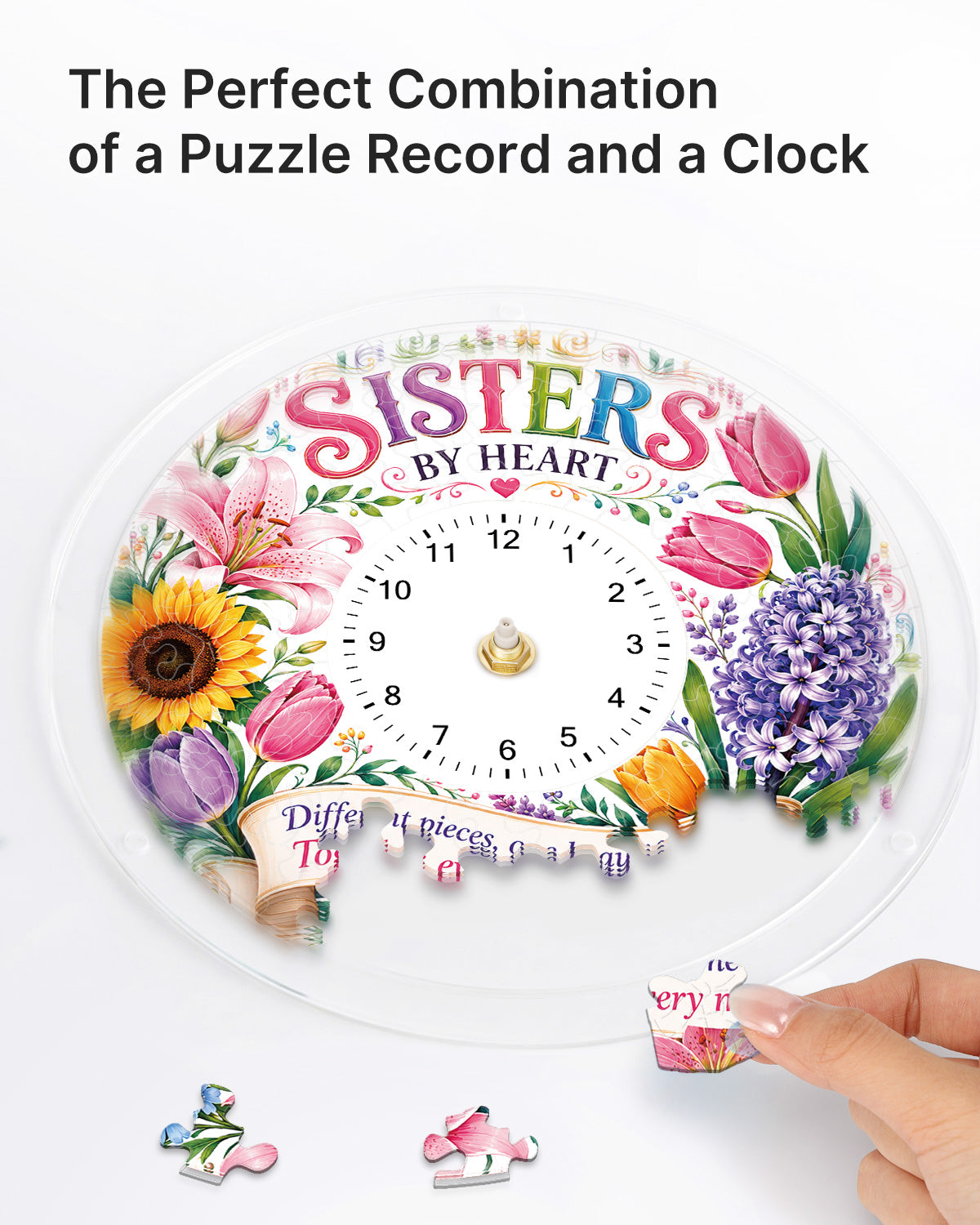 kaayee-clock-kit-for-sisters-wanduhr-regular-size-acryl image 2